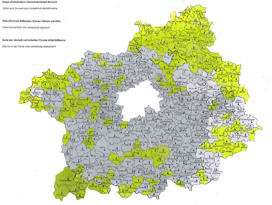 Czech parish map